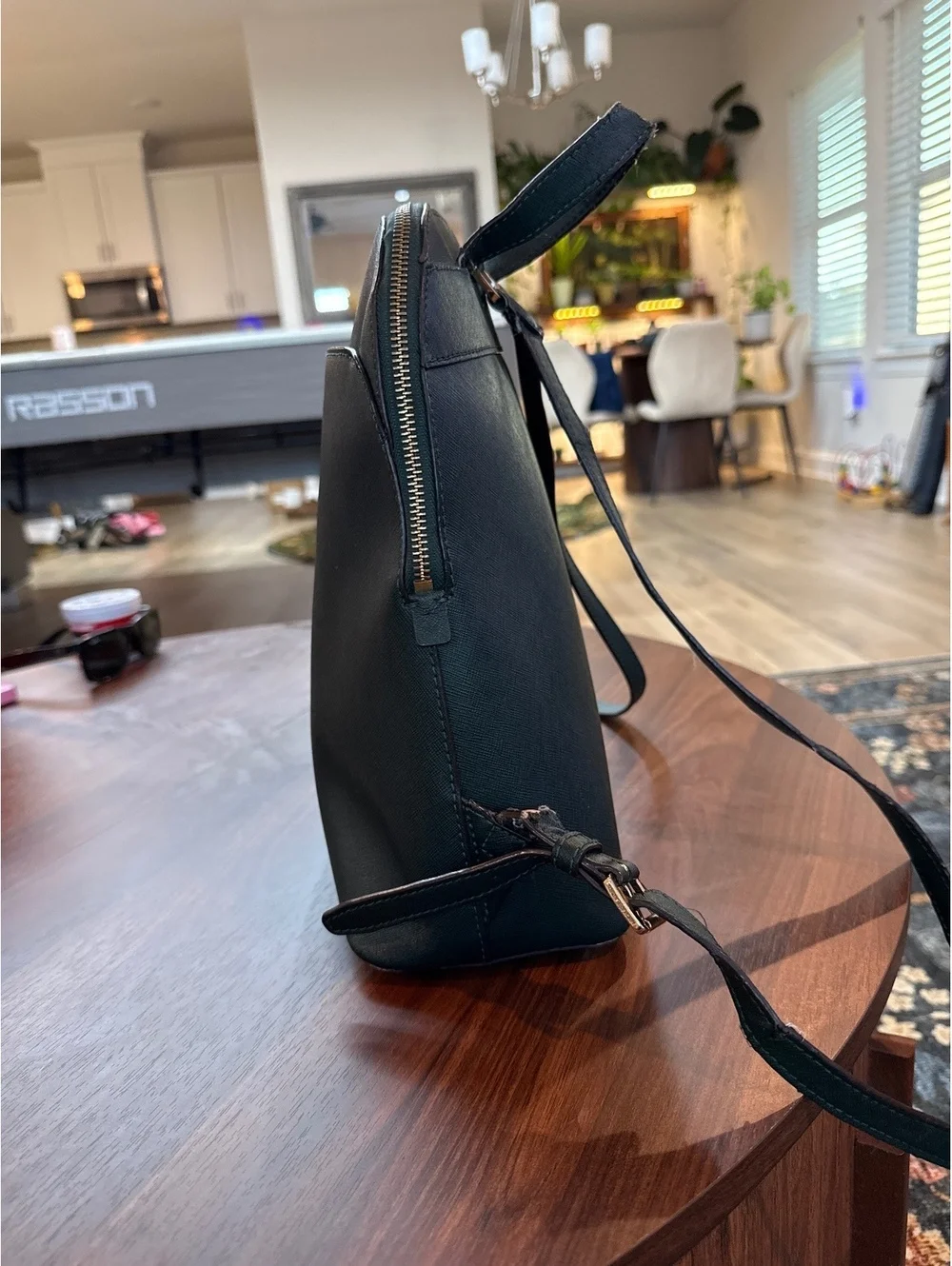 Michael Kors Green Leather Backpack